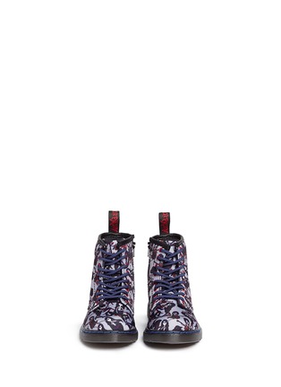 Figure View - Click To Enlarge - DR. MARTENS - 'Brooklee' Marceline print canvas toddler boots