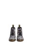 Figure View - Click To Enlarge - DR. MARTENS - 'Brooklee' skull leopard print canvas toddler boots