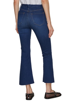 Back View - Click To Enlarge - FRAME - Le Super High Cropped Boot Jeans