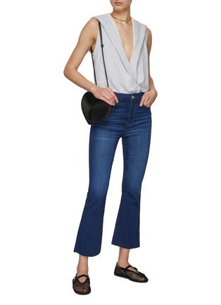 Figure View - Click To Enlarge - FRAME - Le Super High Cropped Boot Jeans