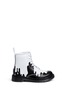 Main View - Click To Enlarge - DR. MARTENS - 'Delaney' paint splat print leather junior boots