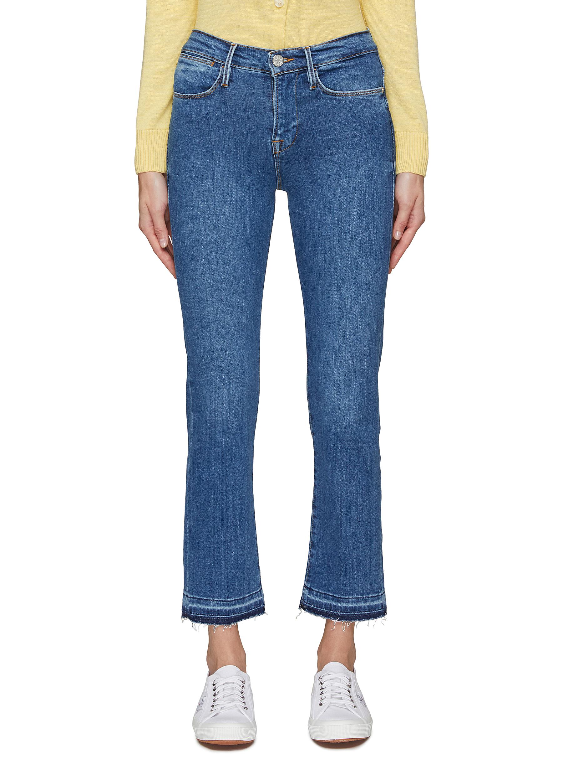 FRAME DENIM Le High Straight Cropped Jeans
