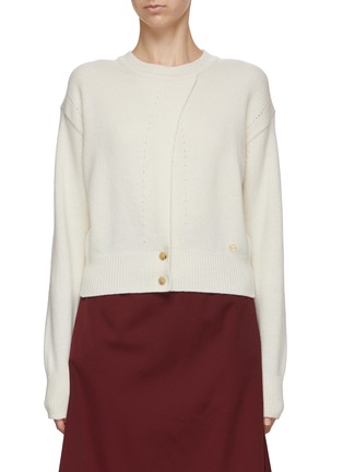 Main View - Click To Enlarge - RECTO - Open Front Knit Sweater