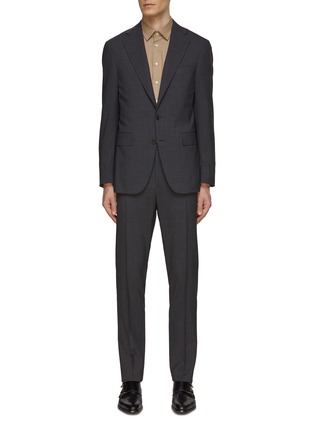 Main View - Click To Enlarge - CANALI - Single Breasted Notched Lapel Suit