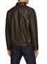 Back View - Click To Enlarge - CANALI - Reversible Leather Bomber Jacket