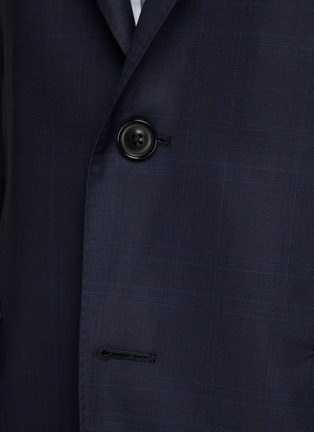 Detail View - Click To Enlarge - CANALI - Notch Lapel Checked Wool Capri Suit