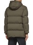 Back View - Click To Enlarge - CANALI - Ultra Light Waterproof Hooded Puffer Jacket