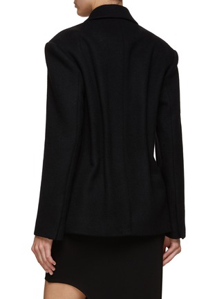 Back View - Click To Enlarge - WE11DONE - Peak Lapel Coat