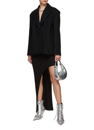Figure View - Click To Enlarge - WE11DONE - Peak Lapel Coat