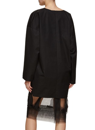 Back View - Click To Enlarge - WE11DONE - Oversize Graphic Print Shirt