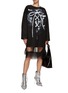 Figure View - Click To Enlarge - WE11DONE - Oversize Graphic Print Shirt