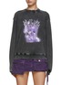 Main View - Click To Enlarge - WE11DONE - Graphic Print Washed Sweatshirt