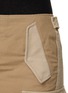  - WE11DONE - Contrast Patchwork Cargo Skirt
