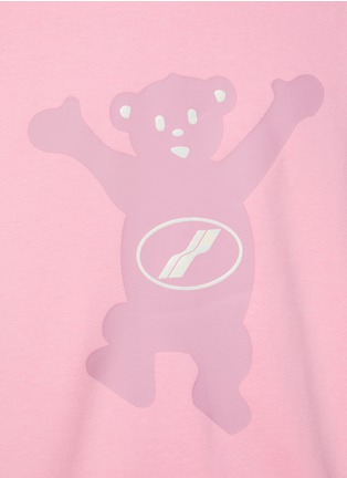  - WE11DONE - Teddy Print Oversize Hoodie