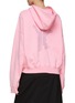 Back View - Click To Enlarge - WE11DONE - Teddy Print Oversize Hoodie