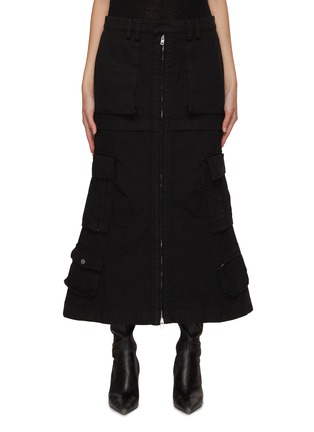 Main View - Click To Enlarge - WE11DONE - Cargo Midi Skirt