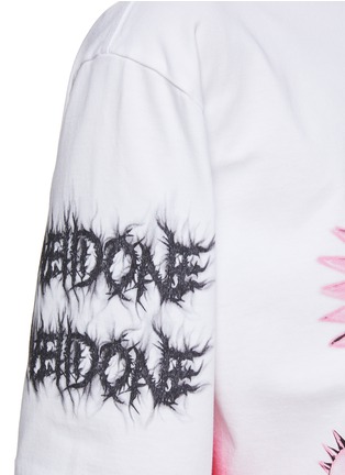  - WE11DONE - Spray Paint Print Oversixe T-Shirt