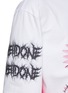  - WE11DONE - Spray Paint Print Oversixe T-Shirt