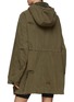Back View - Click To Enlarge - WE11DONE - Oversize Distressed Hooded Parka