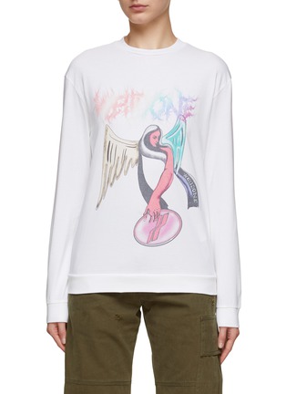 Main View - Click To Enlarge - WE11DONE - Graphic Print Sweatshirt