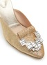 Detail View - Click To Enlarge - RODO - Aileen 80 Crystal Embellished Glittered Mules