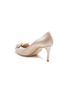  - RODO - Lotus 80 Crystal Embellished Satin Pumps