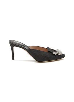 Main View - Click To Enlarge - RODO - Aileen 80 Crystal Embellished Glittered Mules