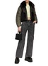 Figure View - Click To Enlarge - MARFA STANCE - Reversible Cropped Aviator Quilt Coat