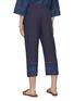 Back View - Click To Enlarge - INJIRI - Stripe Trim Pants