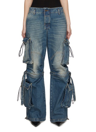Main View - Click To Enlarge - DARKPARK - Lilly Multi Pocket Cargo Jeans