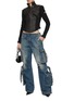 Figure View - Click To Enlarge - DARKPARK - Lilly Multi Pocket Cargo Jeans