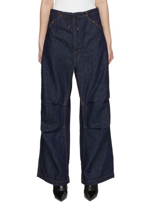 Main View - Click To Enlarge - DARKPARK - Raw Denim Military Pants