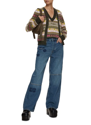 Figure View - Click To Enlarge - GANNI - Patch Izey Jeans