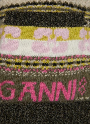  - GANNI - Graphic Intarsia Cardigan