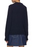 Back View - Click To Enlarge - GANNI - Graphic Flower Intarsia Sweater