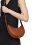 Front View - Click To Enlarge - PRADA - Leather Hobo Bag