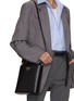 Figure View - Click To Enlarge - PRADA - Mini Leather Tote Bag
