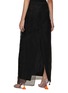 Back View - Click To Enlarge - GAUGE81 - Lotes Silk Layer Cotton Maxi Skirt