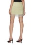 Back View - Click To Enlarge - GAUGE81 - Karoo Silk Layer Cotton Mini Skirt
