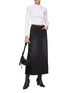 Figure View - Click To Enlarge - JUUN.J - Jacquard Detail Cropped Sweater