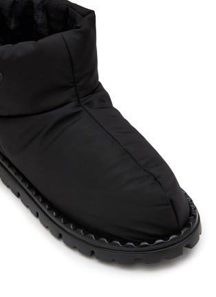 Detail View - Click To Enlarge - PRADA - Padded Nylon Winter Ankle Boots