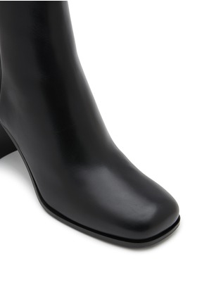 Detail View - Click To Enlarge - PRADA - Tronchetti 65 Leather Ankle Boots