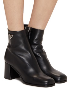 PRADA | Tronchetti 65 Leather Ankle Boots | Women | Lane Crawford