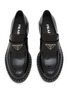 Detail View - Click To Enlarge - PRADA - Chocolate Leather Loafers