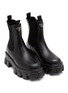 Detail View - Click To Enlarge - PRADA - Spazzolato Leather Monolith Chelsea Boot