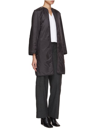 Detail View - Click To Enlarge - VINCE - Belted Wool Blend Coat
