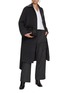 Figure View - Click To Enlarge - VINCE - Belted Wool Blend Coat