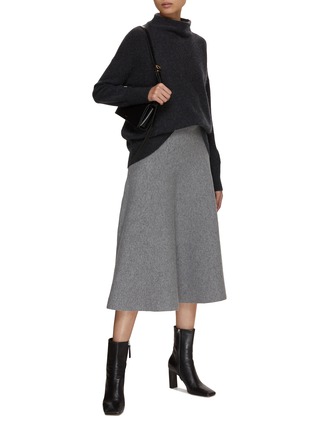Figure View - Click To Enlarge - VINCE - Funnel Neck Sweater