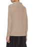 Back View - Click To Enlarge - VINCE - Funnel Neck Cashmere Knit Sweater