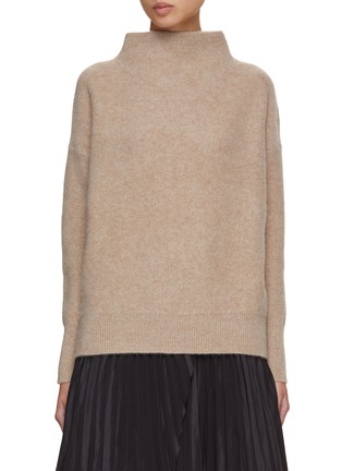 Main View - Click To Enlarge - VINCE - Funnel Neck Cashmere Knit Sweater